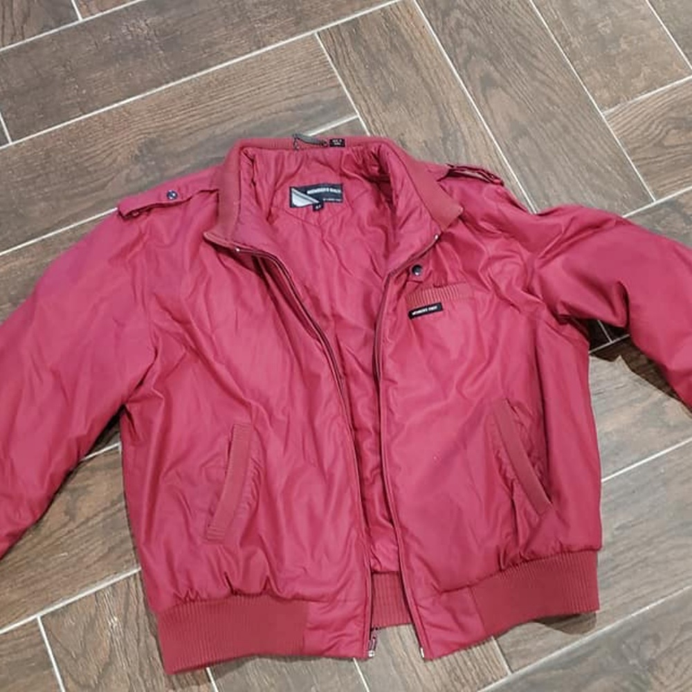 RED MEMBERS ONLY JACKET